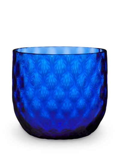 Shop Dolce & Gabbana Hand-blown Murano Shot Glasses (set Of 2) In Blue