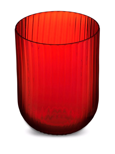 Dolce & Gabbana Hand-blown Murano Glasses (set Of 2) In Orange