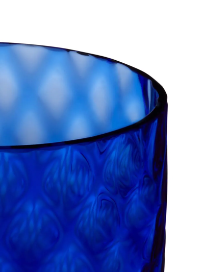 Shop Dolce & Gabbana Hand-blown Murano Shot Glasses (set Of 2) In Blue