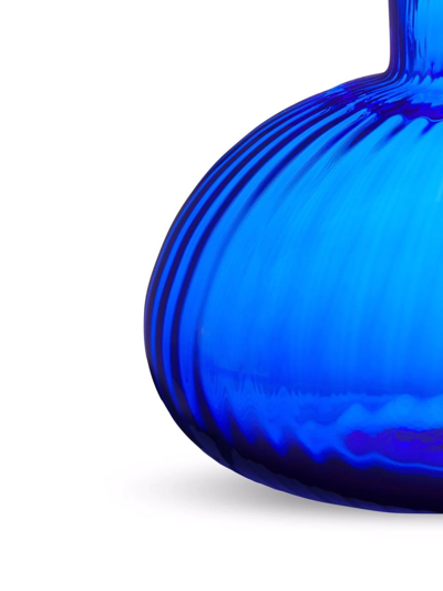 Dolce & Gabbana Murano Glass Wine Pitcher In Blue