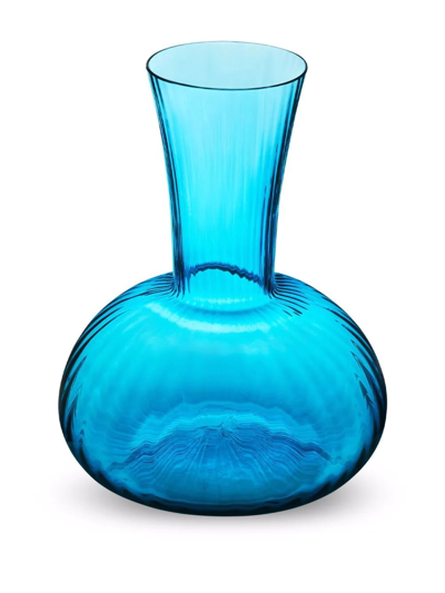 Dolce & Gabbana Murano Glass Wine Pitcher In Blue