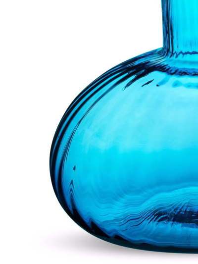 Shop Dolce & Gabbana Murano Glass Wine Pitcher In Blue