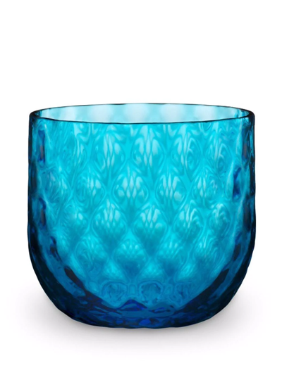 Shop Dolce & Gabbana Hand-blown Murano Shot Glasses (set Of 2) In Blue