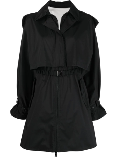 Moncler Pamanzi Vented Overlay Jacket In Black | ModeSens
