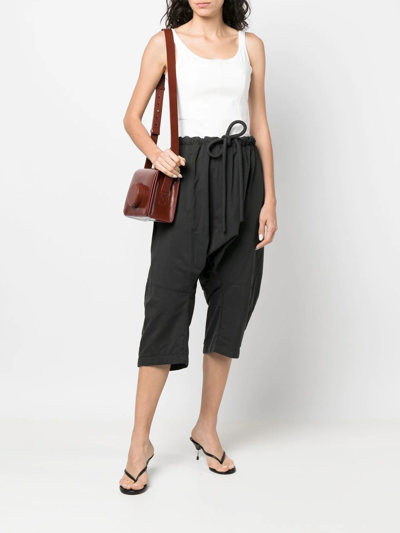 Lemaire Drawstring-waist Trousers In Grau