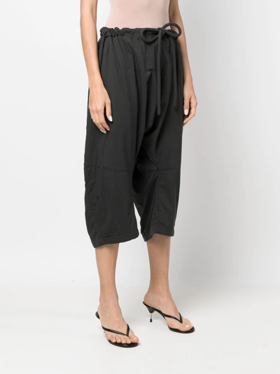 Lemaire Drawstring-waist Trousers In Grau