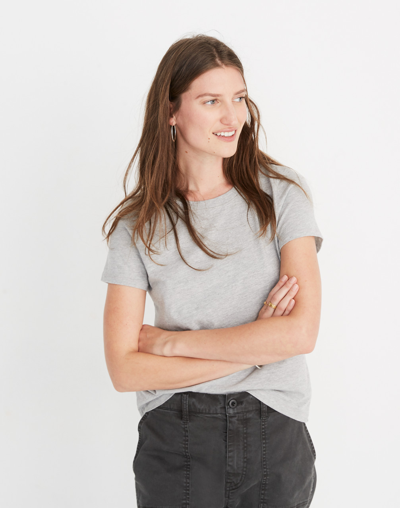 Madewell Northside Vintage Tee In Light Hthr Grey