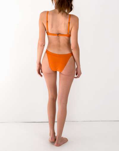 Shop Mw Galamaar&reg; Simone Retro Bikini Top In Orange