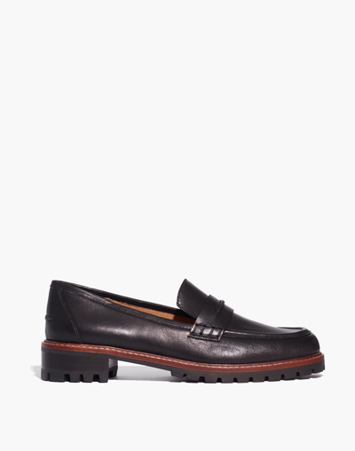 Shop Mw The Corinne Lugsole Loafer In True Black