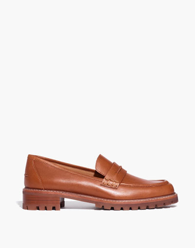 Shop Mw The Corinne Lugsole Loafer In Dried Maple