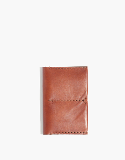 Shop Mw Leather Passport Case In English Saddle