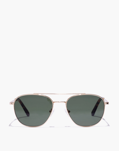 Shop Mw Suffolk Aviator Sunglasses In Perfect Tort Multi