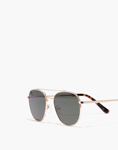 Shop Mw Suffolk Aviator Sunglasses In Perfect Tort Multi