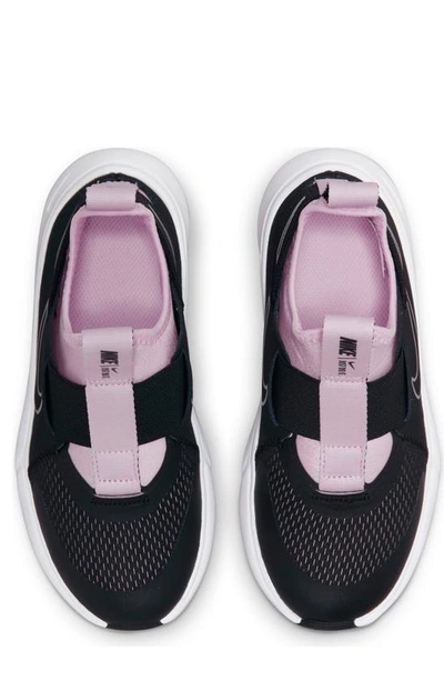 Shop Nike Flex Plus Sneaker In Black/ Silver/ Pink Foam