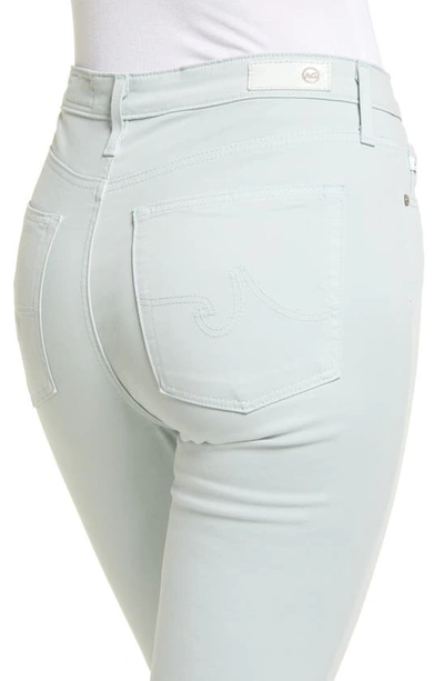 Shop Ag The Prima Mid Rise Crop Cigarette Jeans In Pacific Chrome