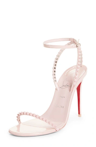 Shop Christian Louboutin So Me Ankle Strap Sandal In Rosy