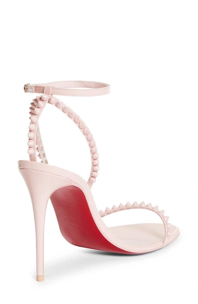Shop Christian Louboutin So Me Ankle Strap Sandal In Rosy