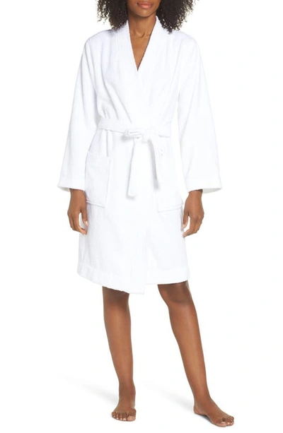 Shop Ugg Lorie Terry Short Robe In White