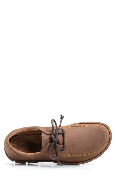 Shop Brn 'joel' Moc Toe Derby In Light Brown Suede