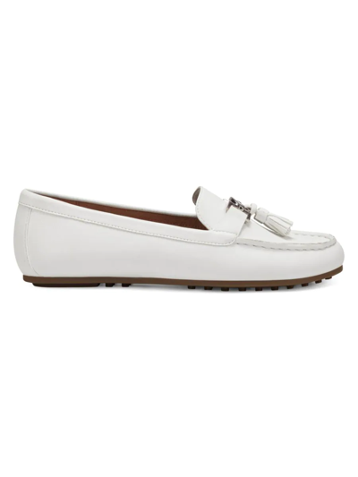 Shop Aerosoles Women's Deanna Tasseled Loafers In White