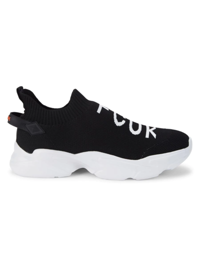 Shop French Connection Men's Camden Logo Sneakers In Black