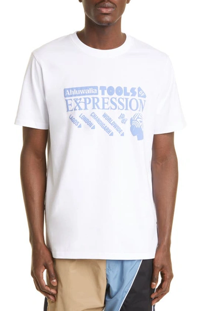 Shop Ahluwalia Tools Of Expression Graphic Tee In White