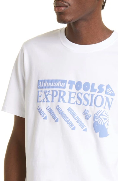 Shop Ahluwalia Tools Of Expression Graphic Tee In White