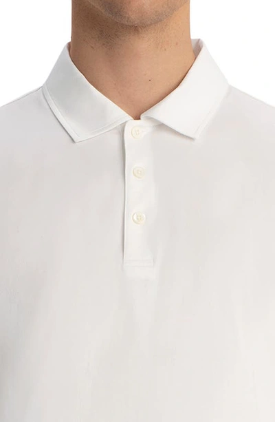 Shop Bugatchi Ooohcotton® Solid Polo In White