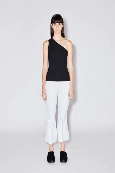 Shop Rosetta Getty Pull On Cropped Flare In White