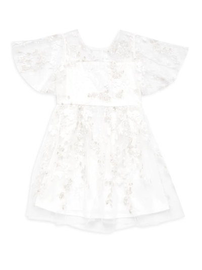 Shop Marchesa Notte Mini Little Girl's & Girl's Florence Dress In Ivory