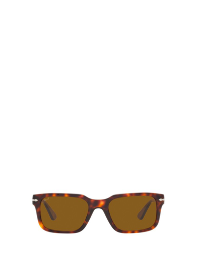 Shop Persol Rectangle Frame Sunglasses In Multi