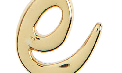 Shop Argento Vivo Sterling Silver Rondelle Script Initial Pendant Necklace In Gold E