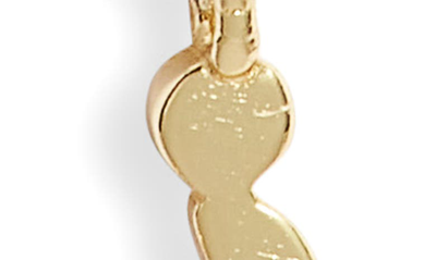Shop Argento Vivo Sterling Silver Rondelle Script Initial Pendant Necklace In Gold I