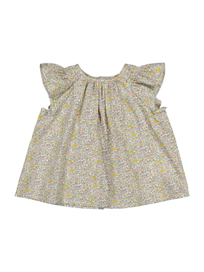 Shop Bonpoint Kids Blouse For Girls In Green