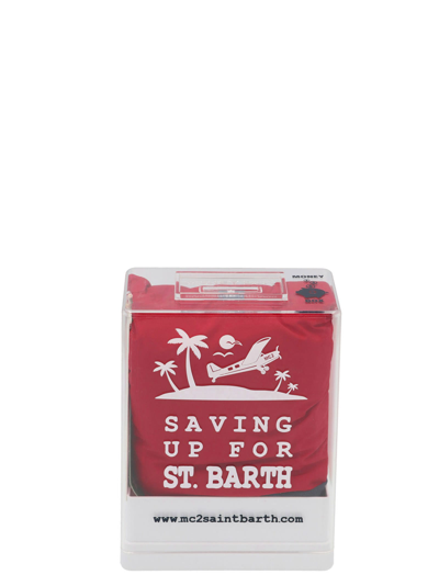 Shop Mc2 Saint Barth Lighting Swimsuit In Red