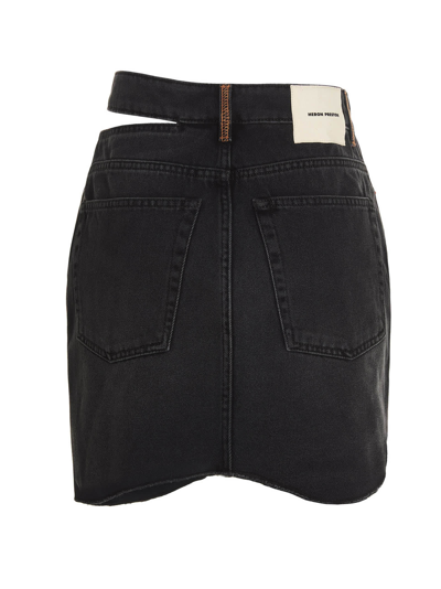 Shop Heron Preston Open Side Belt Skirt In Black