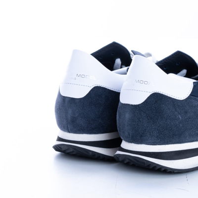 Shop Philippe Model Trpx Basic Sneakers In Blue