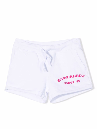 Shop Dsquared2 Shorts With Logo In White