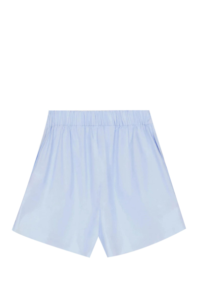 Shop Patou Cotton Shorts In Heavenly