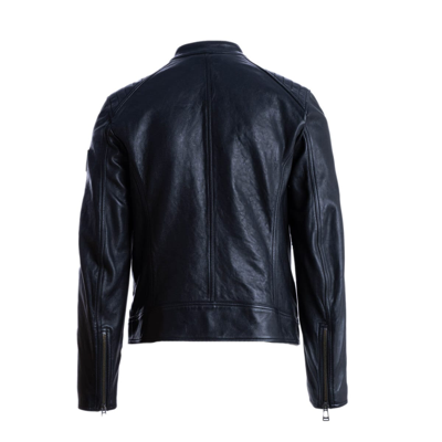 Shop Belstaff V Racer 2.0 Leather Jacket In Black