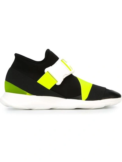 Christopher Kane Safety Buckle Sneakers In Black