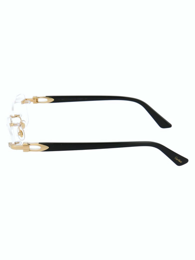 Cartier Ct0287o - Atterley In Gold Black Transparen