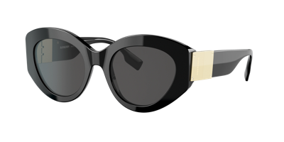 Shop Burberry Woman Sunglass Be4361 Sophia In Dark Grey