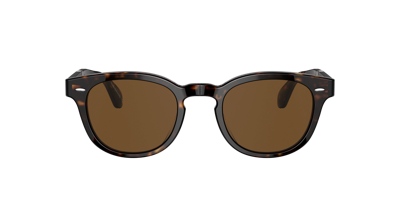 Shop Oliver Peoples Man Sunglass Ov5471su Sheldrake 1950 In True Brown Polar