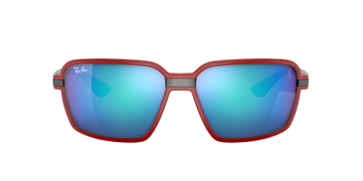 Ray Ban Ray In Blue Mirror