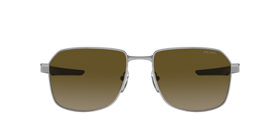 Shop Prada Linea Rossa Man Sunglasses Ps 54ws In Grey Gradient