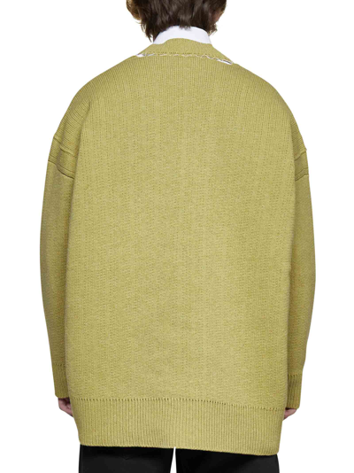 Shop Raf Simons Sweater In Pistache