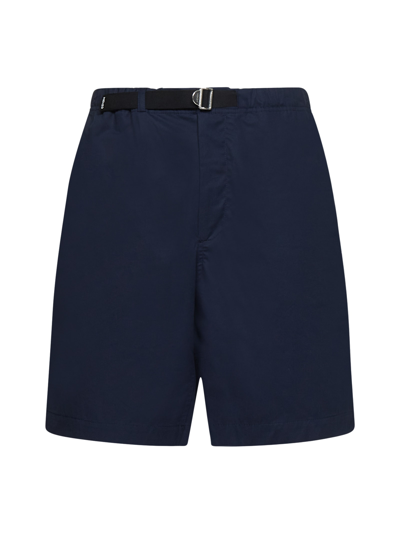 Shop Kenzo Shorts In Bleu Nuit