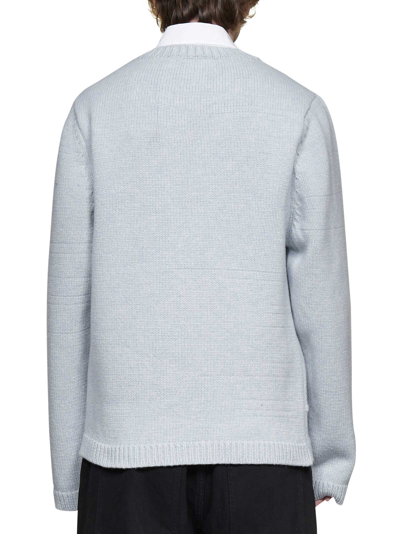 Shop Raf Simons Sweater In Light Blue