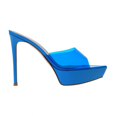 Shop Gianvito Rossi Betty In Turquoise Turquoise